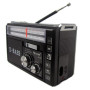 Радіоприймач портативне радіо Golon RX-381 акумуляторний ретро стовпчик usb sd mp3 fm. Колір: чорний