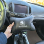 Автомобільні подушки 2 шт на підголівник Skoda / Шкода, з натуральної шкіри, стильний аксесуар для вашого авто