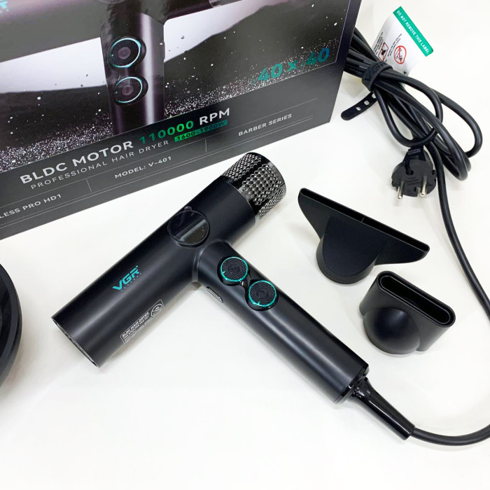 Фен професійний VGR V-401 BLACK