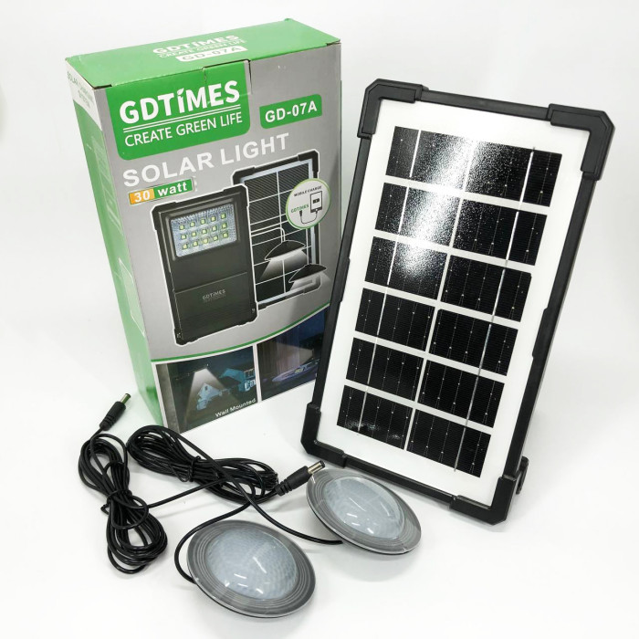 Сонячна станція портативна GDLITE GD-07А із сонячною панеллю та функцією Power Bank