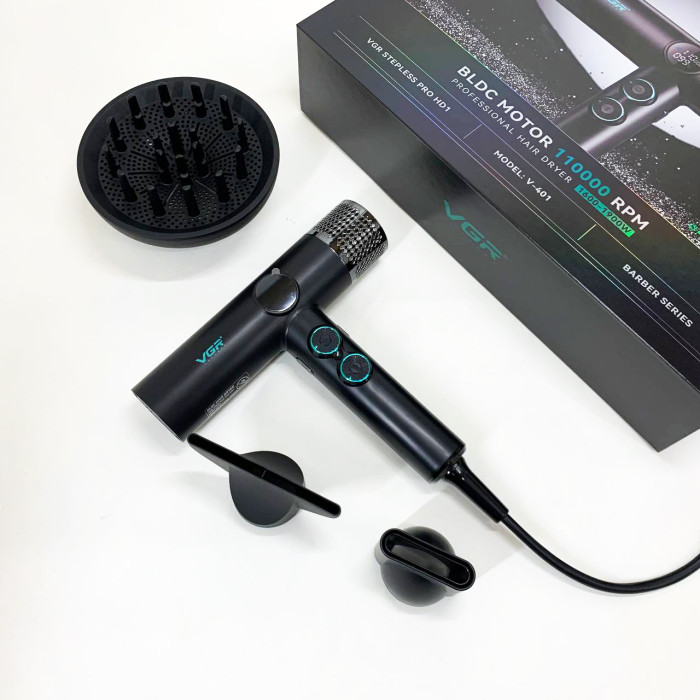 Фен професійний VGR V-401 BLACK