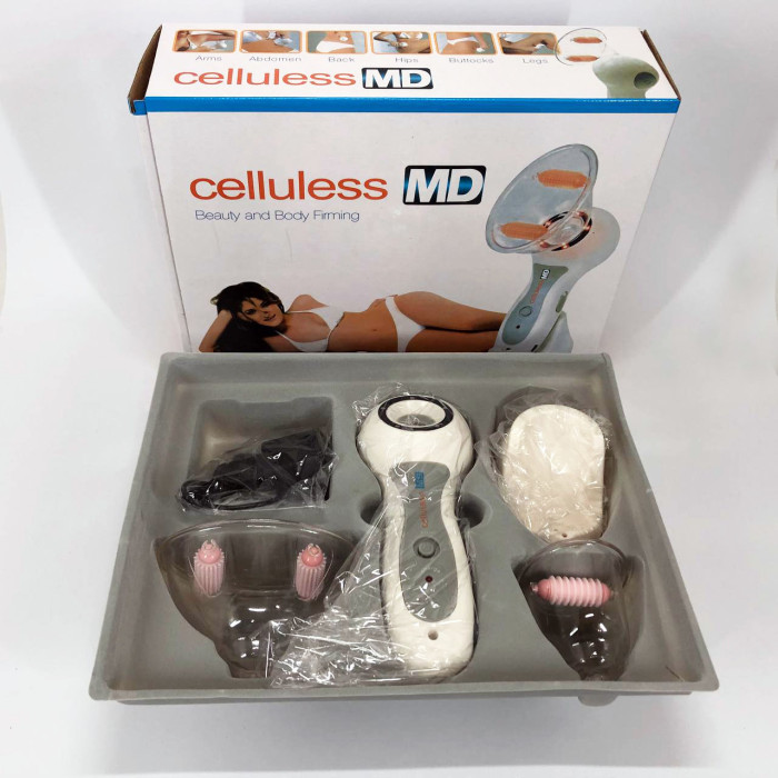 Масажер вакуумний антицелюлітний Celluless MD NEW вакуумно-роликовий ефективний масажер Целюлес