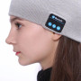 Портативна колонка шапки з bluetooth навушниками SPS Hat BT True. Колір: сірий
