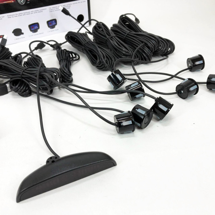 Парктронік (паркувальний радар) Assistant Parking Sensor, 8 чорних датчиків