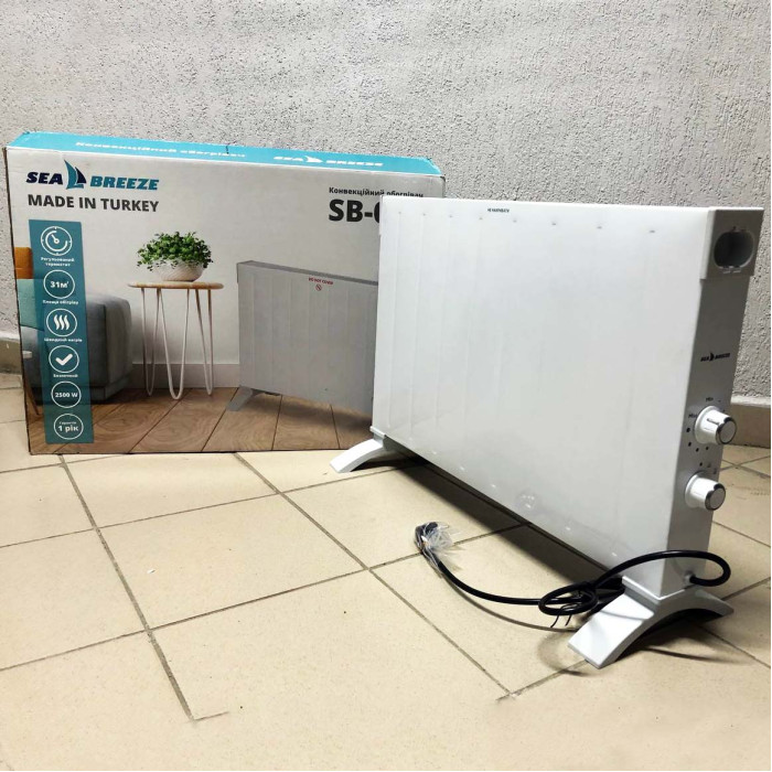 Конвектор SeaBreeze SB-042 2500 Вт, Конвекторні обігрівачі для дому 2500w, Електроконвектор