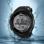 Чоловічий годинник SKMEI 1025BK ARMY BLACK, годинник тактичний протиударний. Колір: чорний