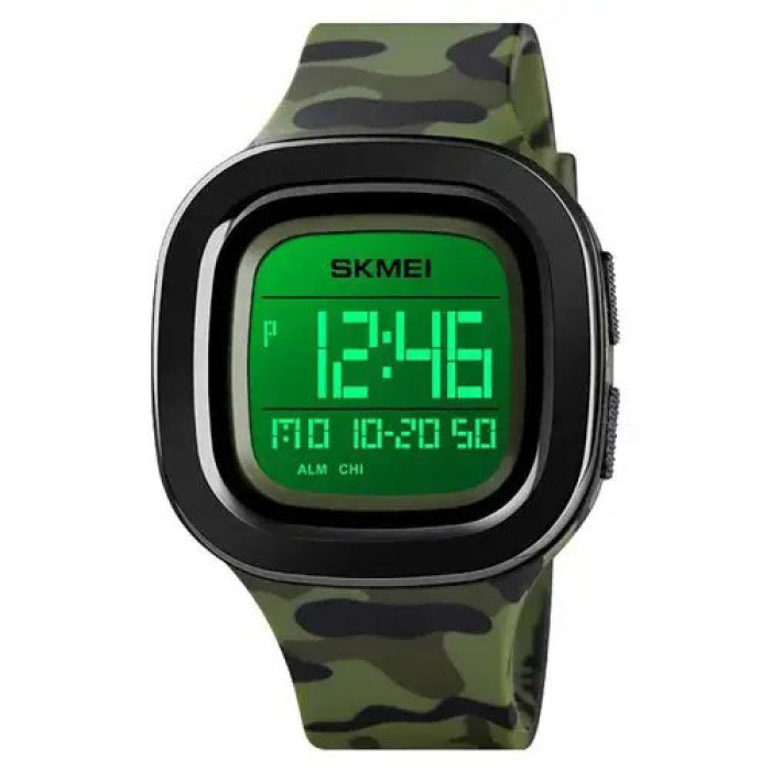 Годинник наручний чоловічий SKMEI 1580CMGN, протиударний годинник, годинник для військовослужбовців, модний чоловічий годинник