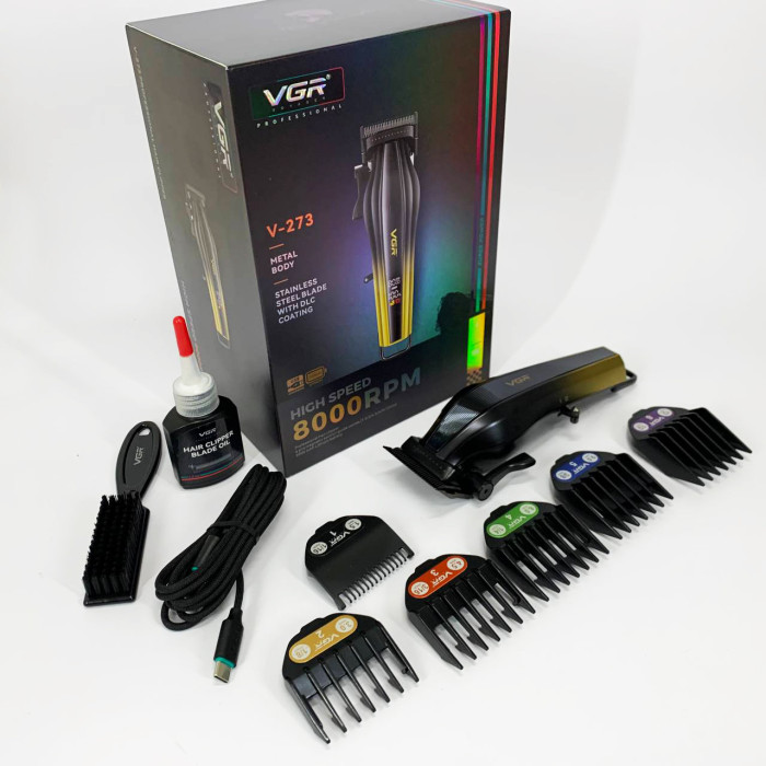 Акумуляторна машинка для стрижки VGR V-273 GOLD