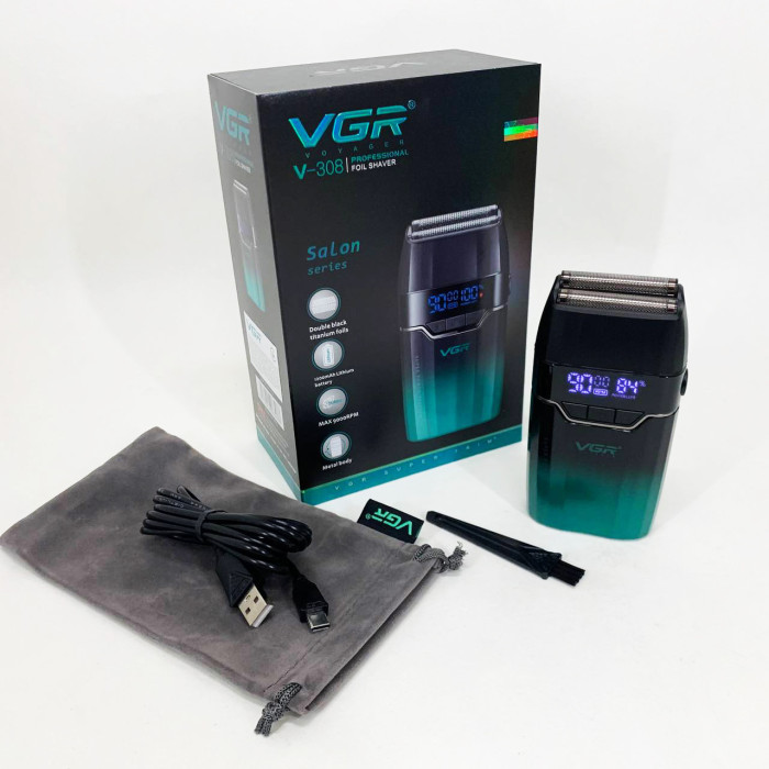 Електробритва VGR V-308 GREEN шейвер