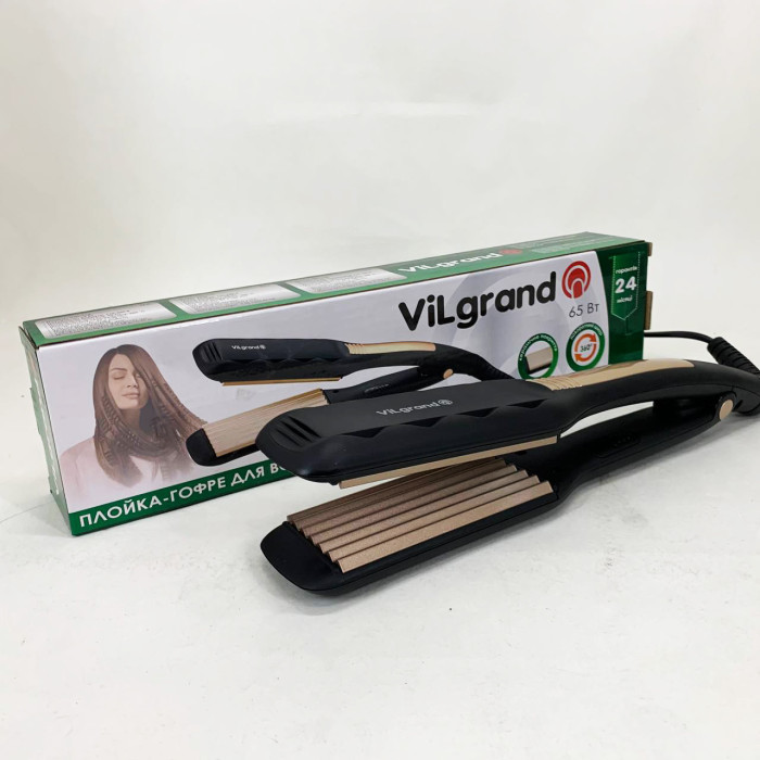 Плойка для волосся ViLgrand VHS-110. Колір: золотий