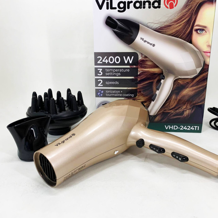 Фен VILGRAND VHD 2424TI. Цвет: бежевий