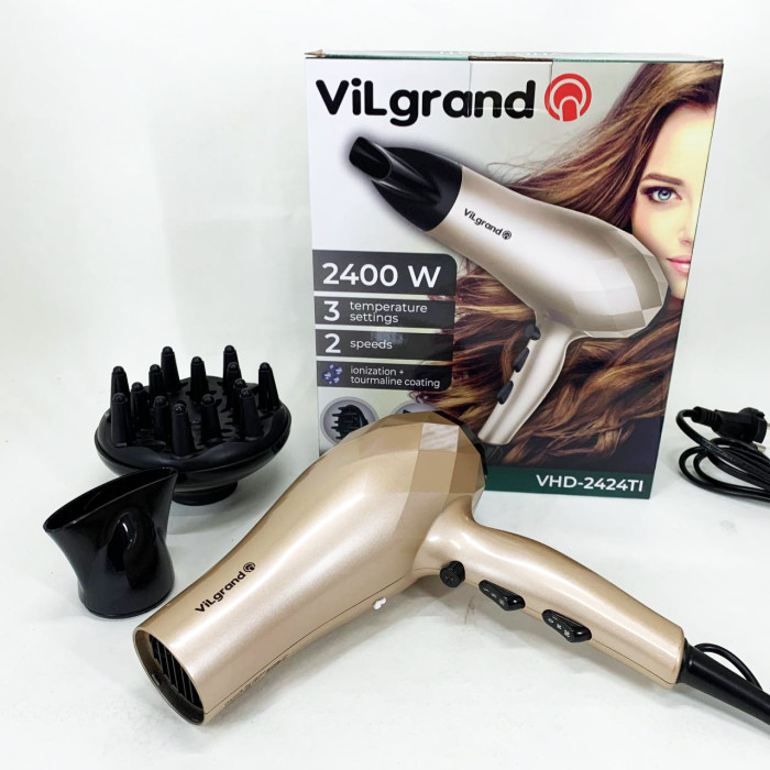 Фен VILGRAND VHD 2424TI. Цвет: бежевий