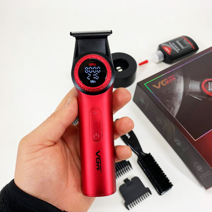 Тример VGR V-977 RED, регулювання потужності 6000 - 8000 RPM