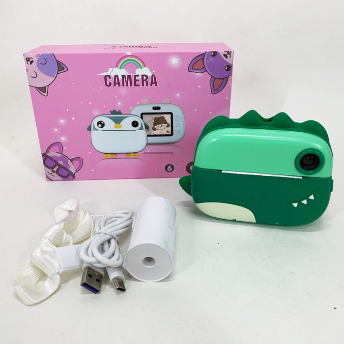 Дитячий фотоапарат з термодруком M05 GREEN