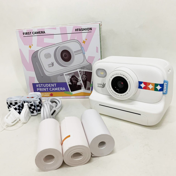Дитячий фотоапарат миттєвого друку S9 WHITE