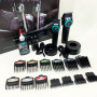 Набір VGR 2 в 1 V-001 V-977 BLACK, акумуляторна машинка для стрижки та триммер. Колір: чорний