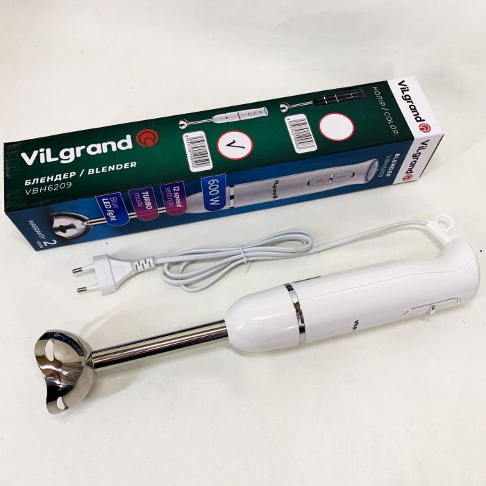 Блендер ViLgrand VBH6209. Колір: білий