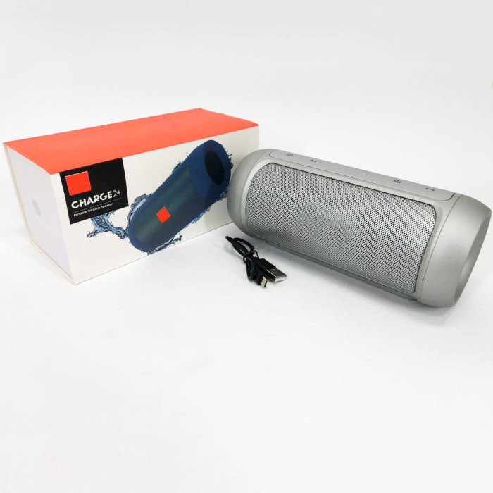 Акустична система JBL CHARGE2 + J2 (аналог) Колір: срібний