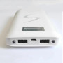 Портативне мобільне заряджання Power Bank 30000/9600mAh UKC, Умб зарядне power bank. Колір: білий