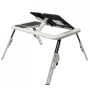 Складаний столик для ноутбука LD-09 E-Table, столик з охолодженням 2 USB кулера, Стіл підставка з вентиляцією