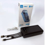 Портативний зарядний пристрій на 20000mAh, Power Bank на сонячній батареї, для планшета. Колір: чорний