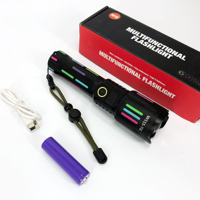Ліхтар NIGHT VISION FLUORESCENCE W515-PM10-TG, Надпотужний ліхтарик, Підствольний ліхтарик
