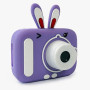 Дитячий цифровий фотоапарат X900 Rabbit Колір: фіолетовий