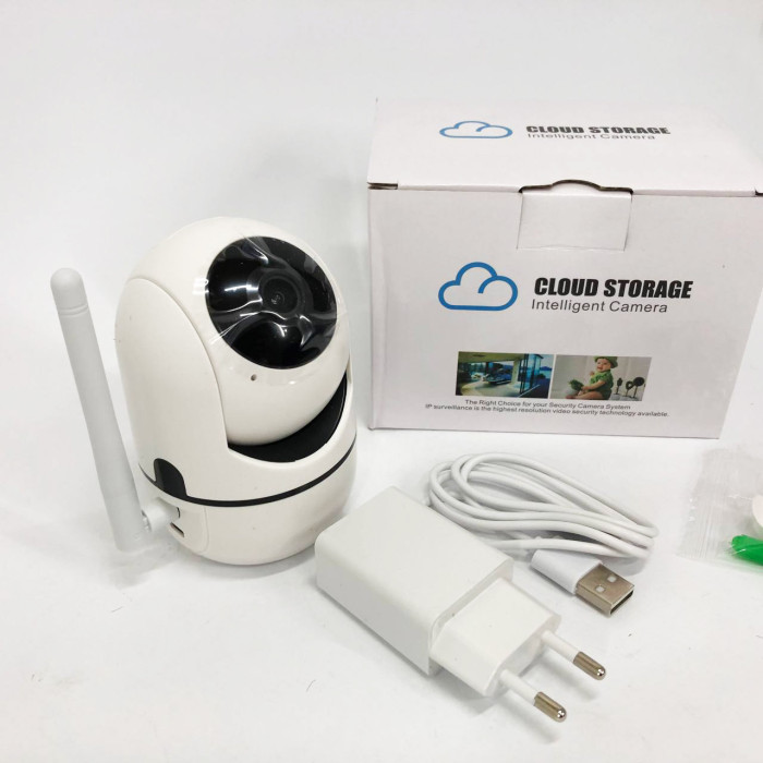 Бездротова поворотна IP камера WiFi microSD UKC Y13G 1mp з розпізнаванням облич