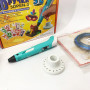 3D ручка Smart 3D Pen 2 c LCD дисплеєм, Цікава ручка 3д для дітей, Оригінальна. Колір: блакитний