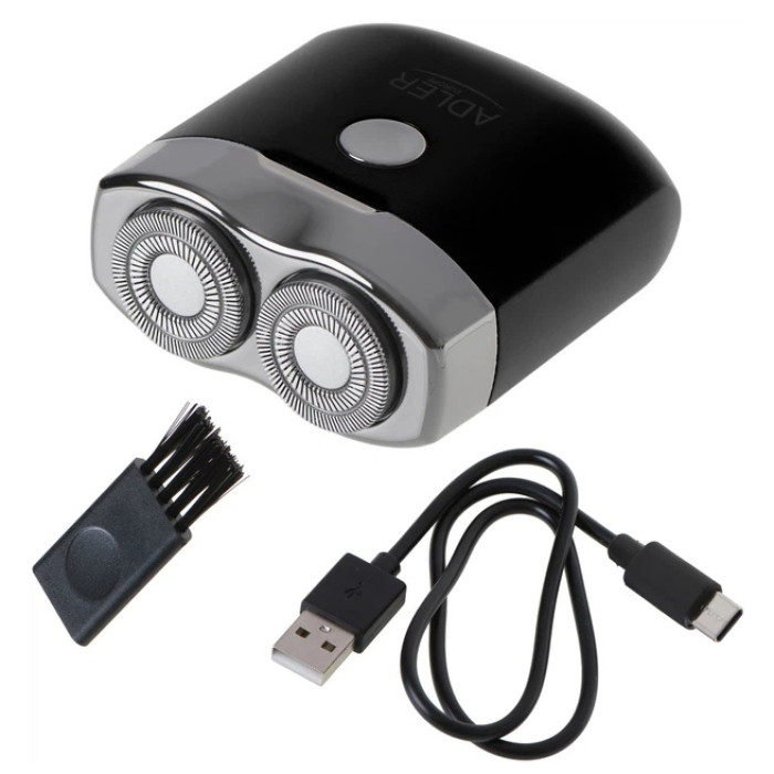 Дорожня бритва бездротова Adler AD 2936 з USB black
