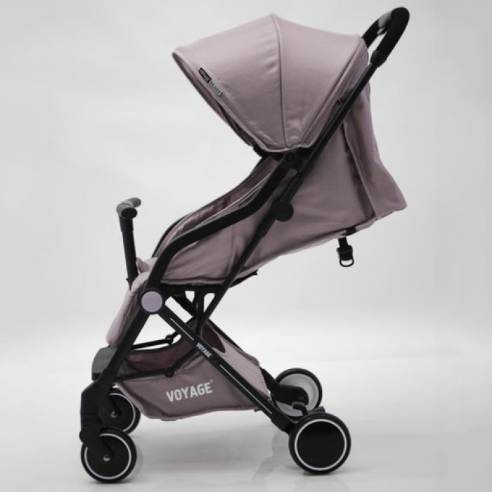 Дитяча прогулянкова легка коляска книжка складана Voyage Smart T3101F. Колір: рожевий