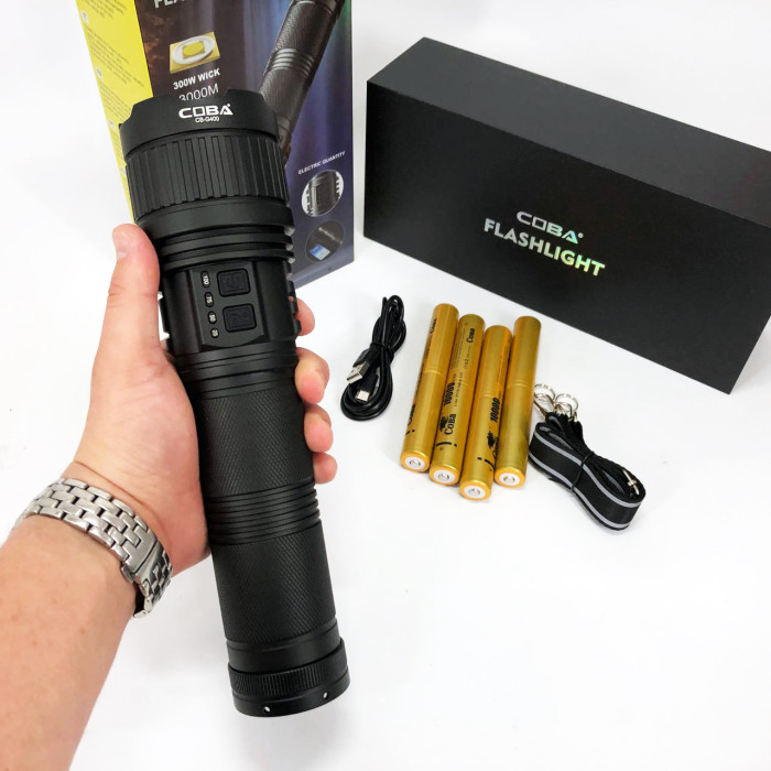 Ліхтар CB-G400 WHITE LASER LED PM60-TG, Сильний ліхтарик, Ліхтар ручний тактичний