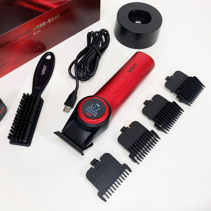 Тример VGR V-977 RED, регулювання потужності 6000 - 8000 RPM