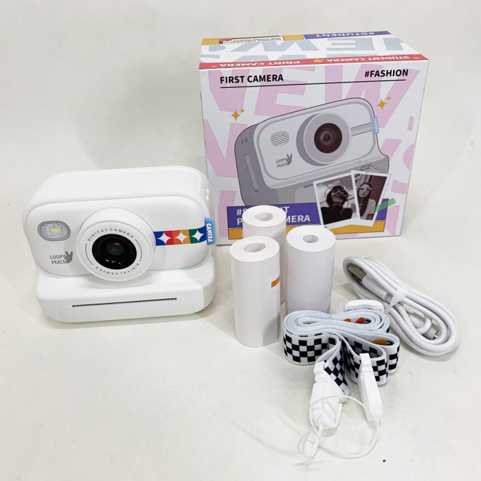 Дитячий фотоапарат миттєвого друку S9 WHITE