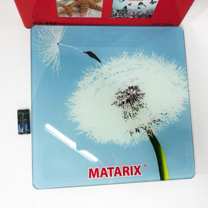 Ваги для підлоги MATARIX MX-452 180 кг, Ваги для вимірювання маси тіла, Електронні ваги кульбаба