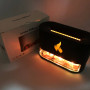Лампа зволожувач повітря Docsal Flame 3 в 1 з соляним камінням, Портативний зволожувач повітря лампа