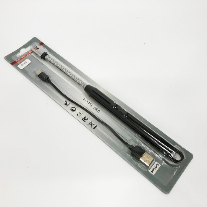 Запальничка електрична BBQ Lighter імпульсна плазмова вітрозахисна USB запальничка для газової плити