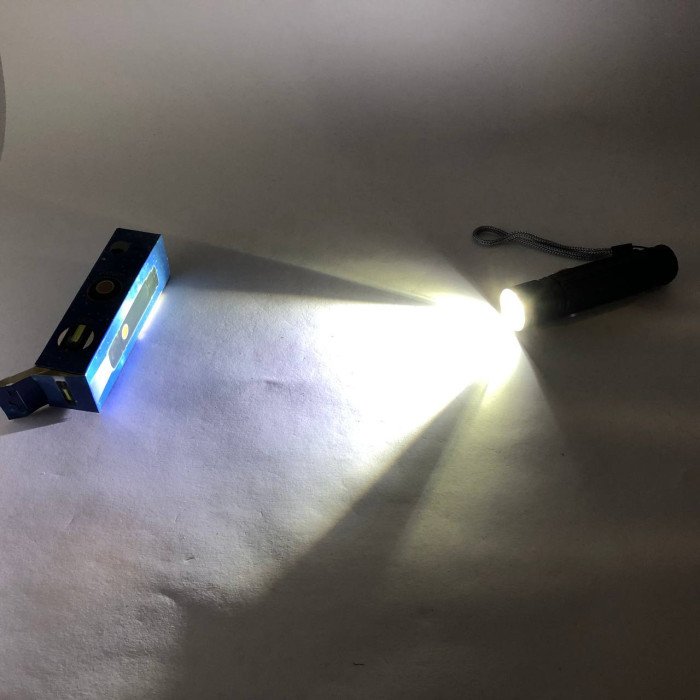 Ліхтарик портативний світлодіодний Police BL-516/616-T6-COB з USB-зарядкою, магнітом та функцією зуму