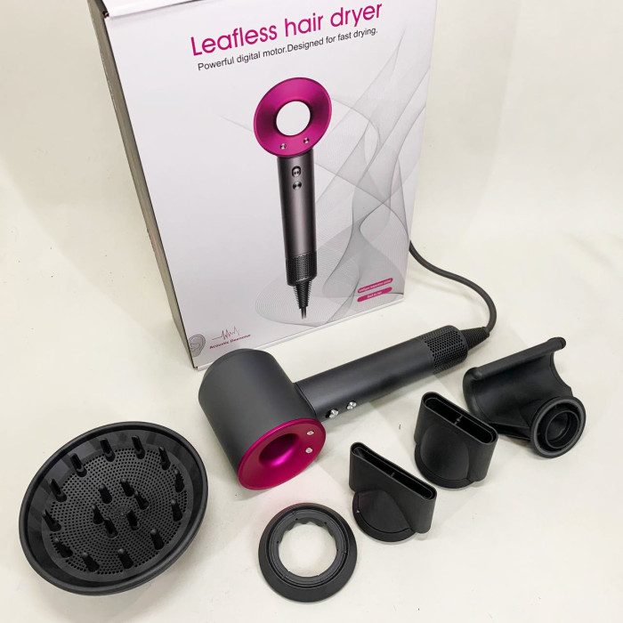Фен Super Hair Dryer з 5 насадками для швидкого сушіння та укладання волосся
