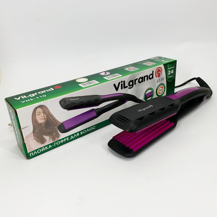 Плойка для волосся ViLgrand VHS-110. Колір: фіолетовий
