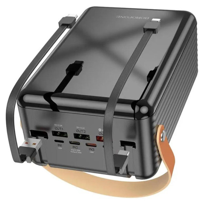 Зовнішній акумулятор повербанк BOROFONE BJ32 power bank 80000mAh швидка зарядка 22.5W