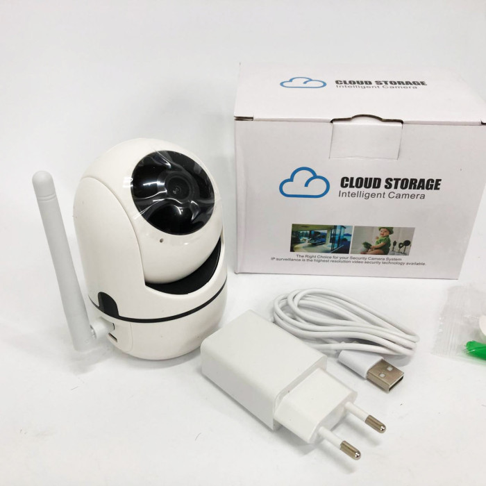 Бездротова поворотна IP камера WiFi microSD UKC Y13G 1mp з розпізнаванням облич