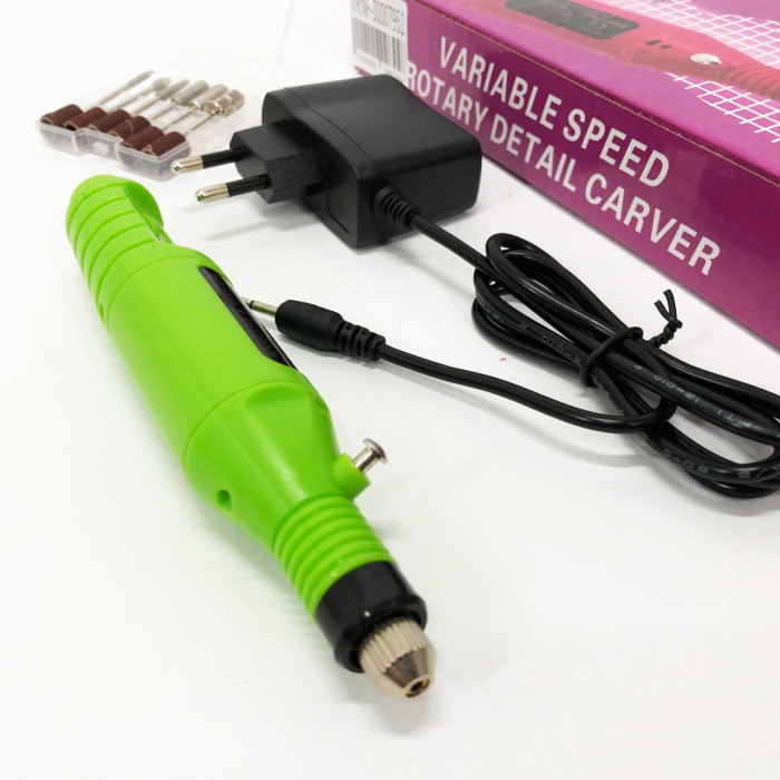Ручний фрезер для нігтів SmartUs CBM-033 для манікюру та педикюру в домашніх умовах. Колір: зелений