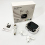 Бездротові вакуумні навушники TWS з дисплеєм LED, вологозахист IPx4 Bluetooth 5.4 з кейсом. Колір: білий