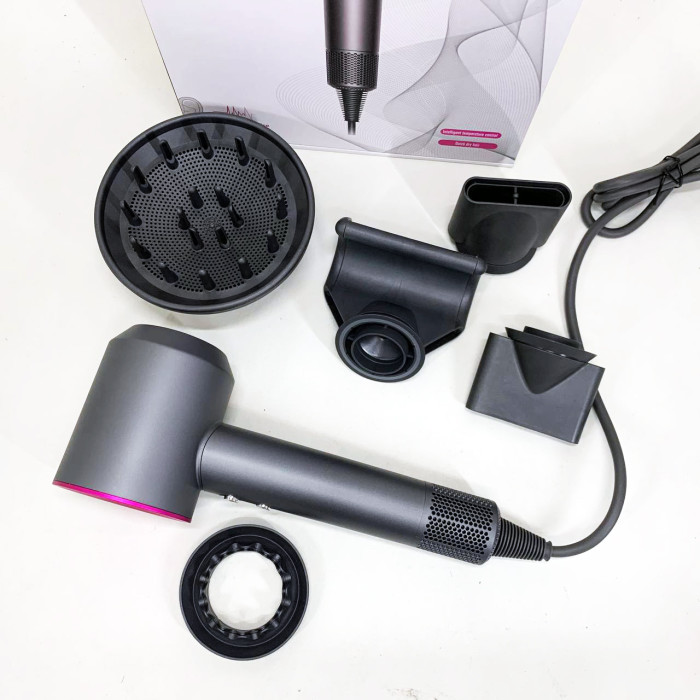 Фен Super Hair Dryer з 5 насадками для швидкого сушіння та укладання волосся