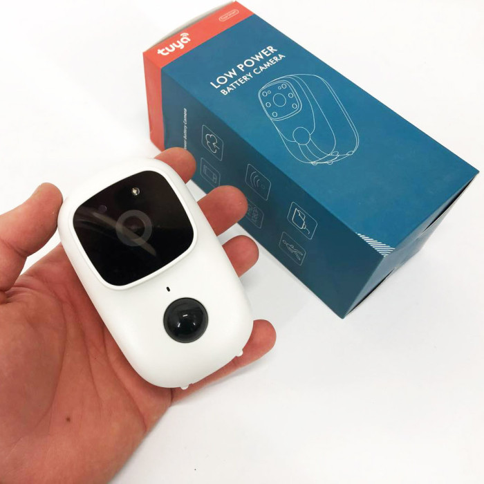 Камера відеоспостереження Smart wifi додаток Tuya працює від 2x18650