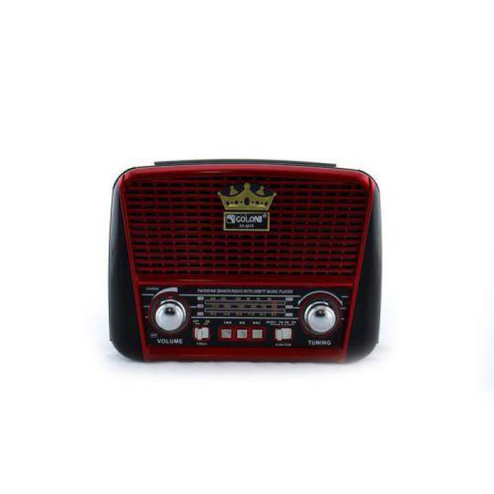 Радіоприймач Golon RX-455S USB / акумулятор сонячна панель, Радіоприймач з гарним прийомом для дачі