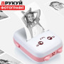 Портативний мініпринтер Mini printer з Bluetooth для термодруку без чорнила зі смартфона. Колір: рожевий