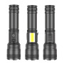 Ліхтарик PLD-P815 White Laser LED PM10-TG+COB, Ліхтарик тактичний акумуляторний ручний