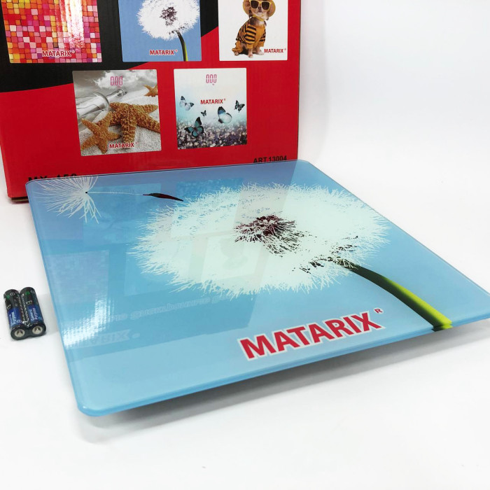 Ваги для підлоги MATARIX MX-452 180 кг, Ваги для вимірювання маси тіла, Електронні ваги кульбаба